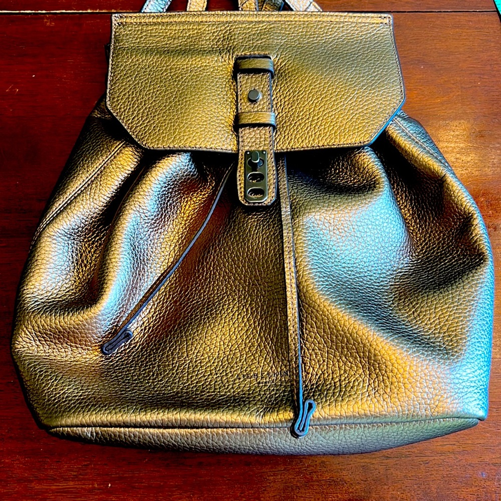 Liebeskind Berlin Sioux Backpack + Crossbody Bag // Metallic